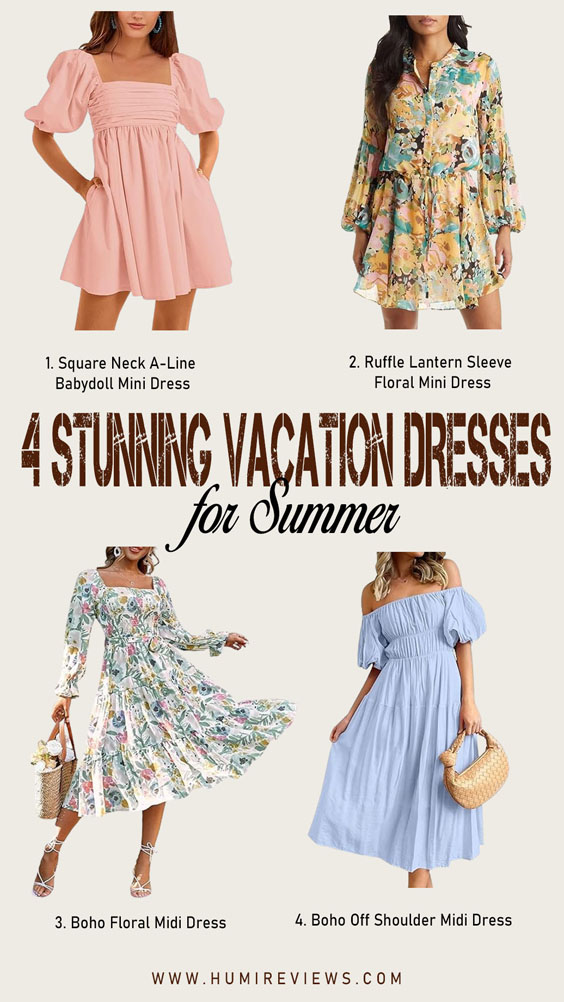 Read more about the article 4 Stunning Vacation Dresses for Your Summer Getaway!