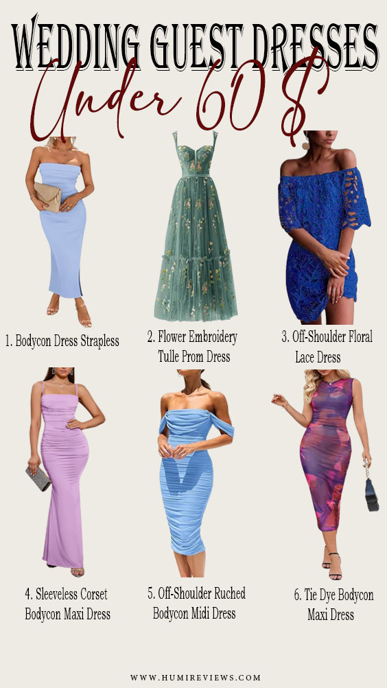 Read more about the article Wedding Guest Dresses Under 60$