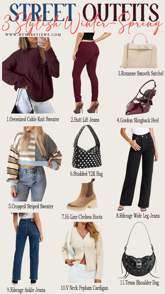 You are currently viewing 3 Winter-Spring Outfits for Street Confidence!