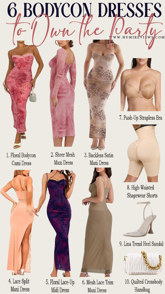 Read more about the article 6 Bodycon Dresses to Own the Party!