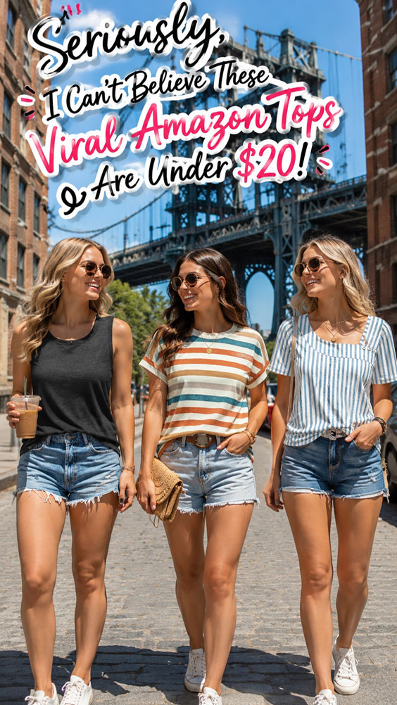 Seriously, I Can’t Believe These Viral Amazon Tops Are Under $20!