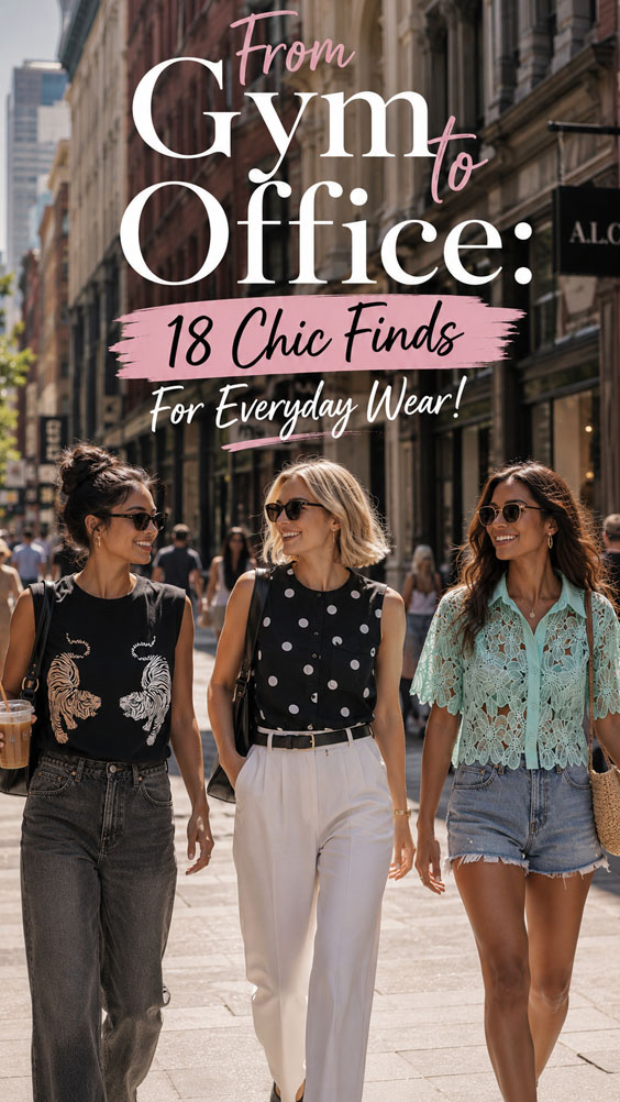 From Gym to Office: 18 Chic Finds For Everyday Wear!