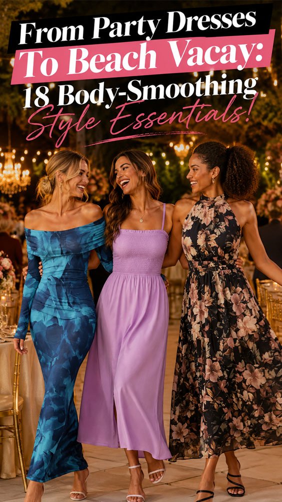 From Party Dresses To Beach Vacay: 18 Body-Smoothing Style Essentials!